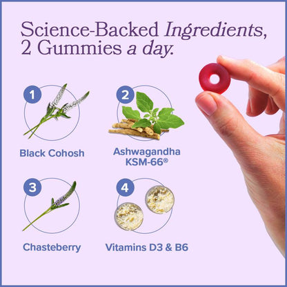 Menopause Supplements with Black Cohosh & Ashwagandha