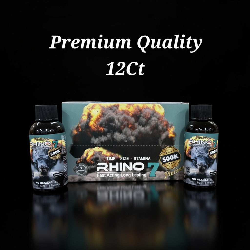 Rhino energy shots 12 packs