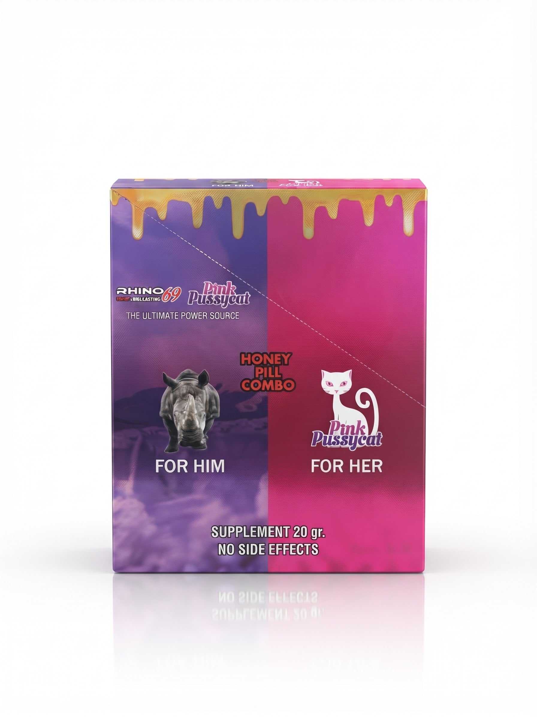 His and hers Pill/honey combo box